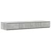 vidaXL S&auml;ngl&aring;dor Betonggr&aring; 120 x 36,5 x 16,5 cm Konstruerat tr&auml;