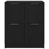 vidaXL Sideboard Svart Ek 60 x 30 x 70 cm Konstruerat tr&auml;