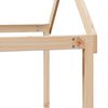 vidaXL Våningssäng utan madrass 90x190 cm massiv furu