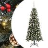 vidaXL Konstgjord julgran Gr&ouml;n 150 cm PVC och Plast och St&aring;l