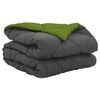 vidaXL Sommar Duvet 220 x 140 cm Sommar 200 gsm Gr&ouml;n och Antracit