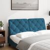 vidaXL Headboard Cushion Blue 120 cm Velvet