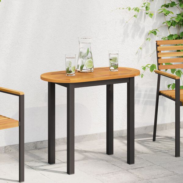 vidaXL Bordsskiva Brun 80 x 40 x 2 cm Massivt Akaciaträ