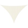 vidaXL Solsegel Oxfordtyg trekantigt 3x4x5 m gräddvit