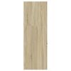 vidaXL Apotekssk&aring;p sonoma-ek 40x41x118 cm konstruerat tr&auml;