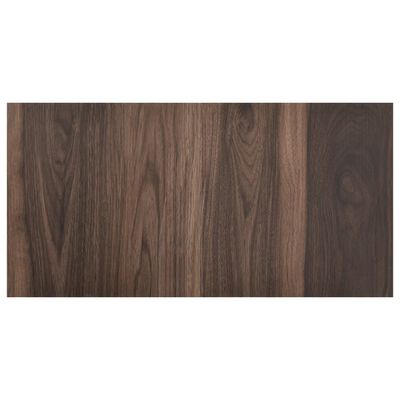 vidaXL Självhäftande golvplankor 55 st PVC 5,11 m² mörkbrun