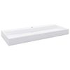 vidaXL Handfat 120x46x11 cm mineralgjuten vit