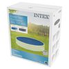 Intex Poolöverdrag solenergi blå 538 cm polyeten