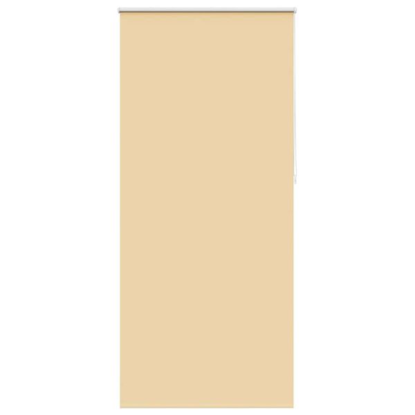 vidaXL Rullgardin m&ouml;rkl&auml;ggning 104,4x230 cm Tygbredd 100 cm beige
