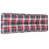 vidaXL Palldyna r&ouml;drutig 120x40x12 cm tyg