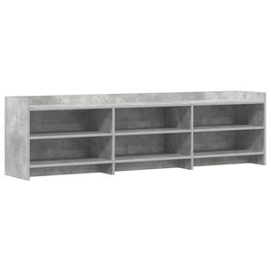 vidaXL TV-sk&aring;p 168 x 33 x 47 cm Betonggr&aring; Konstruerat tr&auml;