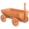 vidaXL Dekorativ vagn 70x43x54 cm Massivt grantr&auml;
