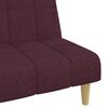 vidaXL B&auml;ddsoffa 2-sits lila tyg