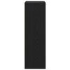 vidaXL Bokhylla svart ek 40x24x76 cm konstruerat trä