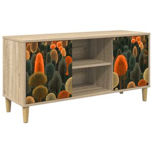 vidaXL TV-sk&aring;p ZAANDAM 102 x 33 x 50 cm Sonoma-ek Konstruerat tr&auml;