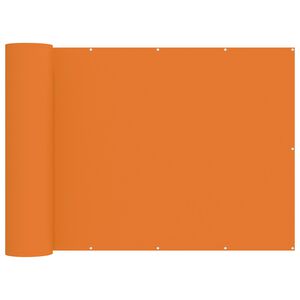 vidaXL Balkongsk&auml;rm 180 x 800 cm Tyg med PU-bel&auml;ggning Orange