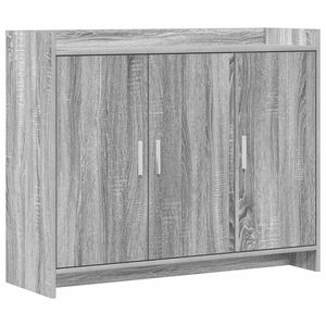 vidaXL Sideboard Gr&aring; Sonoma 98,5 x 33 x 80 cm Konstruerat tr&auml;