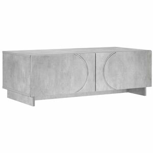 vidaXL soffbord Betonggr&aring; 102 x 50,5 x 35 cm Konstruerat tr&auml;