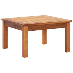 vidaXL Kaffeebord Ljus akacia 45 x 45 x 36 cm Massivt Akaciatr&auml;
