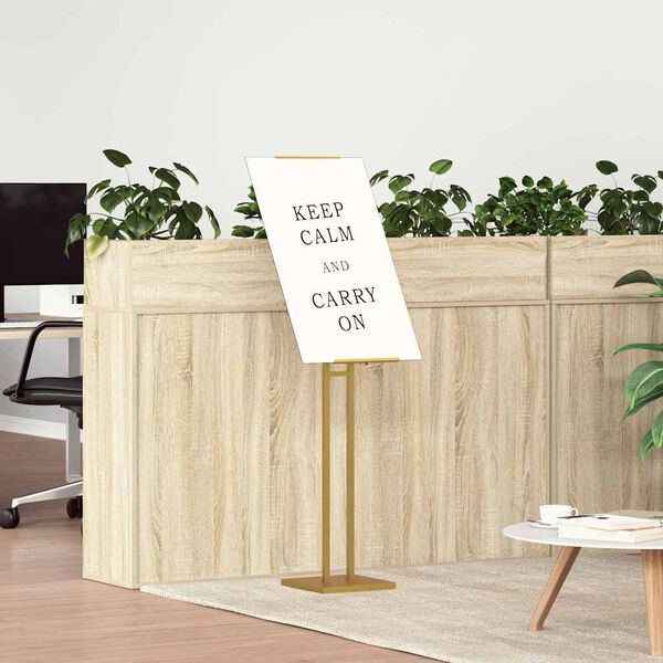 vidaXL M&auml;ssmontrar Guld 26,5 x 26,5 x 127 cm St&aring;l