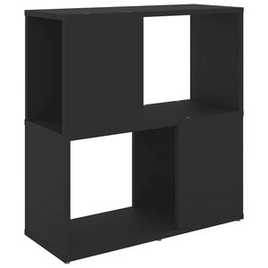 vidaXL Bokhylla svart 60x24x63 cm konstruerat tr&auml;