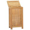 vidaXL Tv&auml;ttkorg 35x25x60 cm massivt teaktr&auml;