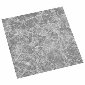 vidaXL Sj&auml;lvh&auml;ftande golvplankor 30,5 x 30,5 cm 20 pcs PVC Gr&aring; och Vit