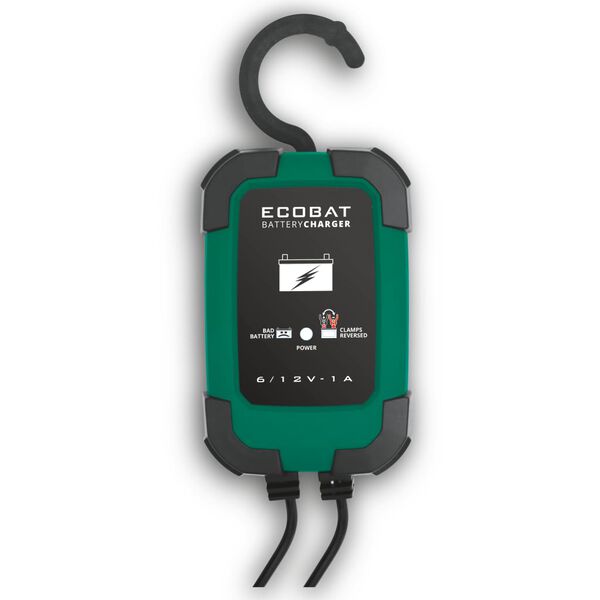 ECOBAT Batteriladdare 6/12 V 1 A