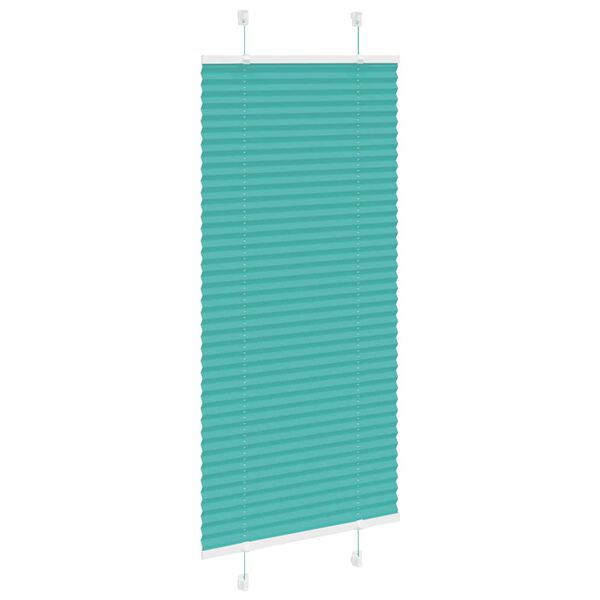 vidaXL Plisserad persienn bensingr&ouml;n 60x150cm tyg bredd 59,4cm