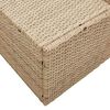 vidaXL Trädgårdsoffa Beige 123 x 62 x 69cm konstrotting