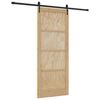 vidaXL Skjutd&ouml;rr ORKDAL Naturlig 86 x 211 cm Massiv furu