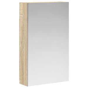vidaXL Badrumsspegelsk&aring;p Sonoma-ek 30 x 10,5 x 50 cm Konstruerat tr&auml;