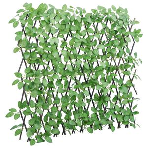 vidaXL Konstv&auml;xt murgr&ouml;na spalj&eacute; expanderbar gr&ouml;n 180x65 cm