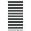 vidaXL Rullgardin zebra svart 70x100 cm tyg bredd 65,9 cm polyester