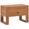 vidaXL S&auml;ngbord 50x30x35 cm massiv teak