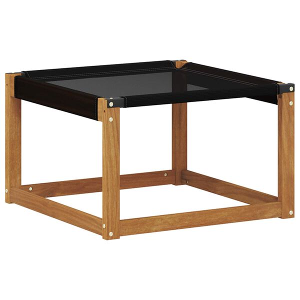 vidaXL Utomhussoffset med kudde 6 pcs Naturlig och svart