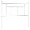 vidaXL Ers&auml;ttningsgavel metall vit 100 cm