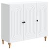 vidaXL Sideboard Vit 89 x 34,5 x 80 cm Konstruerat tr&auml;