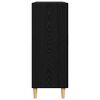 vidaXL Sideboard med l&aring;da Svart ek 34 x 69.5 x 90 cm Konstruerat tr&auml;