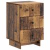 vidaXL Nattduksbord Gammalt tr&auml; 43 x 41 x 66,5 cm Konstruerat tr&auml;