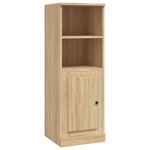 vidaXL Sk&aring;p sonoma-ek 36x35,5x103,5 cm konstruerat tr&auml;