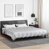 vidaXL Sommar Duvet Silver 220 x 260 cm Satin och Mikrofiber