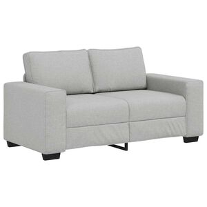 vidaXL 2-sitssoffa molngr&aring; 160x77x82 cm tyg