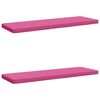 vidaXL 2-delade B&auml;nk Kuddar VUGHT 2 st 100% Polyester Rosa