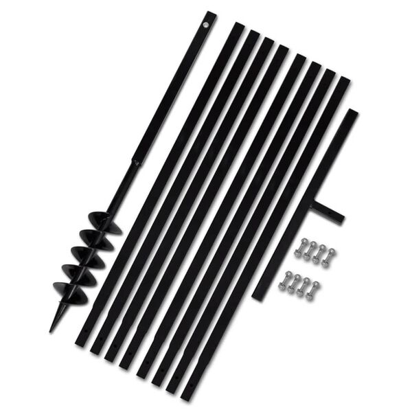 Jordborr 100 mm St&aring;l inkl. f&ouml;rl&auml;ngningsr&ouml;r 9 meter