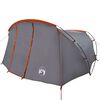 vidaXL Tunneltält med tak Grå och orange 318 x 275 x 140 cm