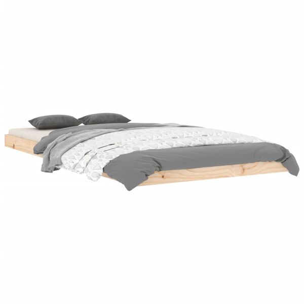 vidaXL S&auml;ngram 100x200 cm massiv furu