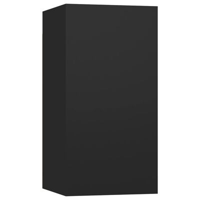 vidaXL TV-skåp 2 st svart 30,5x30x60 cm konstruerat trä