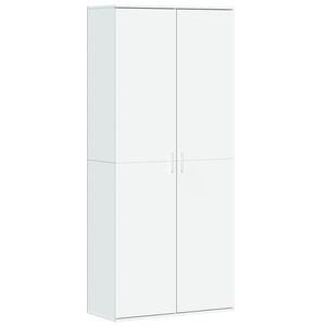 vidaXL H&ouml;gsk&aring;p vit 80x35x180 cm konstruerat tr&auml;