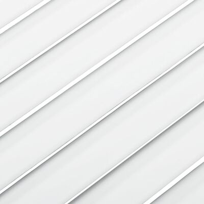 vidaXL Skåpluckor lamelldesign 2 st vit 61,5x59,4 cm massiv furu